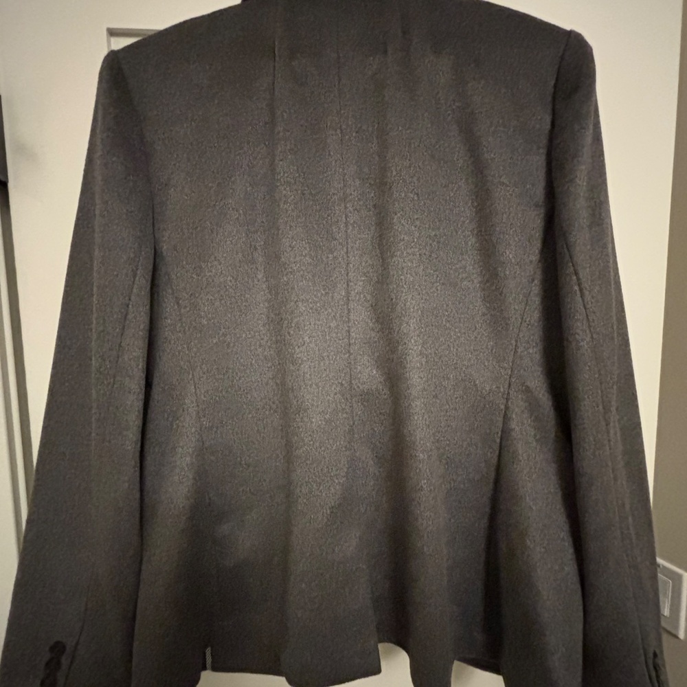 NWOT J. Crew Devon double-breasted blazer in grey flannel - Picture 3 of 5
